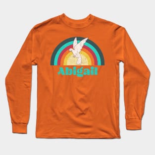 Abigail- Vintage Faded Style Long Sleeve T-Shirt